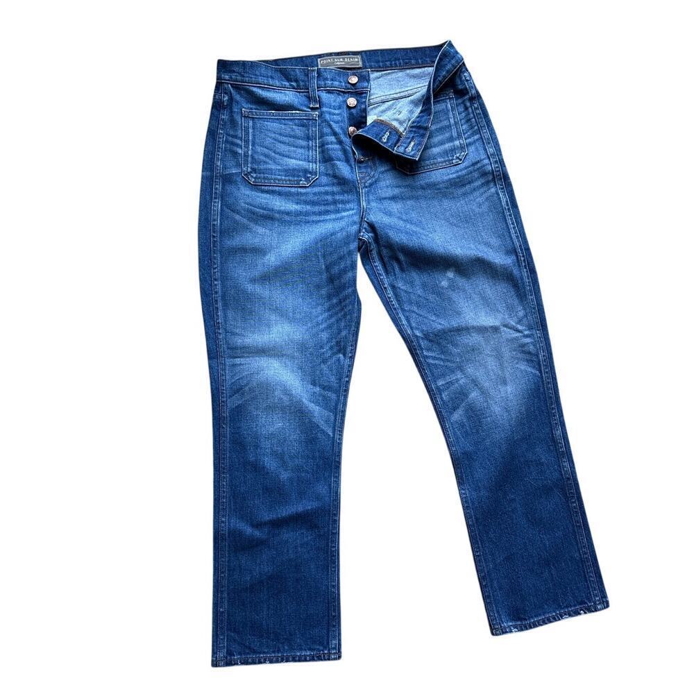J.Crew Point Sur Denim Jeans Size 32 Cropped Inseam